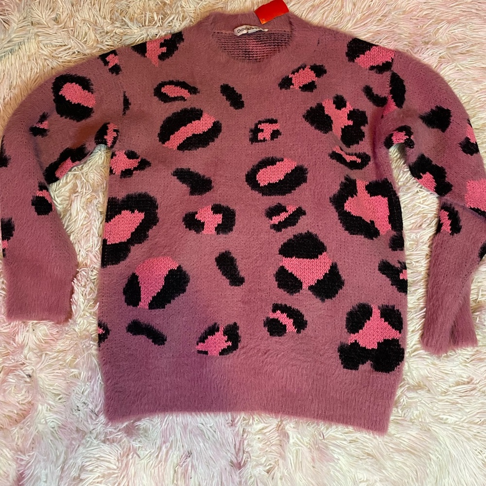 Fuzzy Pink Animal Print